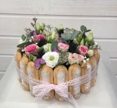 Gâteau de fleurs